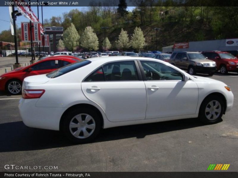 Super White / Ash 2008 Toyota Camry LE
