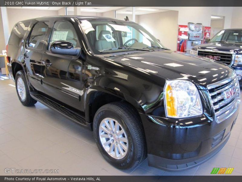 Onyx Black / Light Tan 2010 GMC Yukon Hybrid