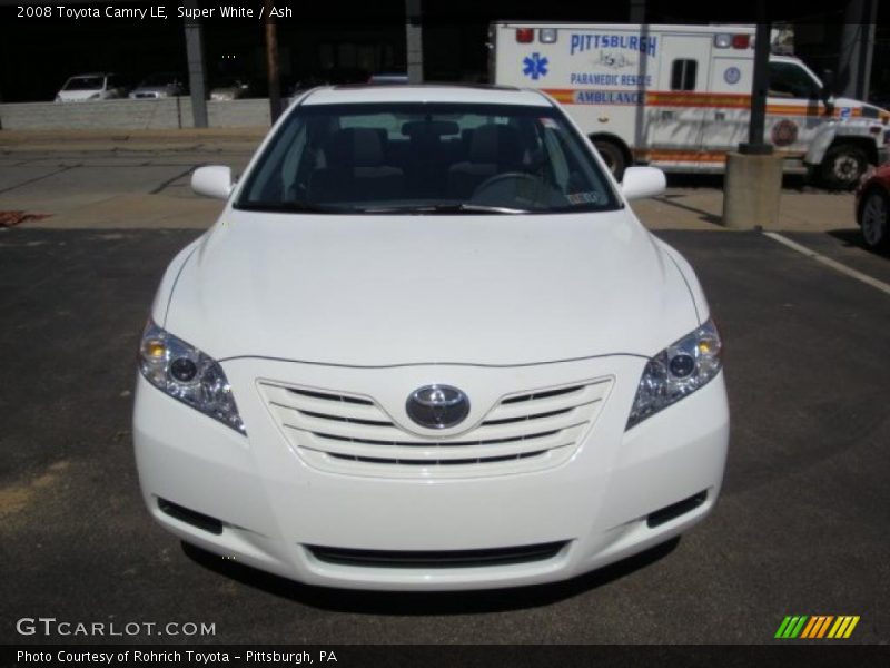 Super White / Ash 2008 Toyota Camry LE