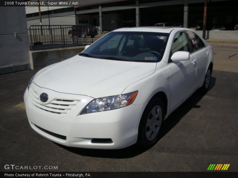 Super White / Ash 2008 Toyota Camry LE