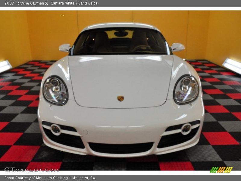 Carrara White / Sand Beige 2007 Porsche Cayman S