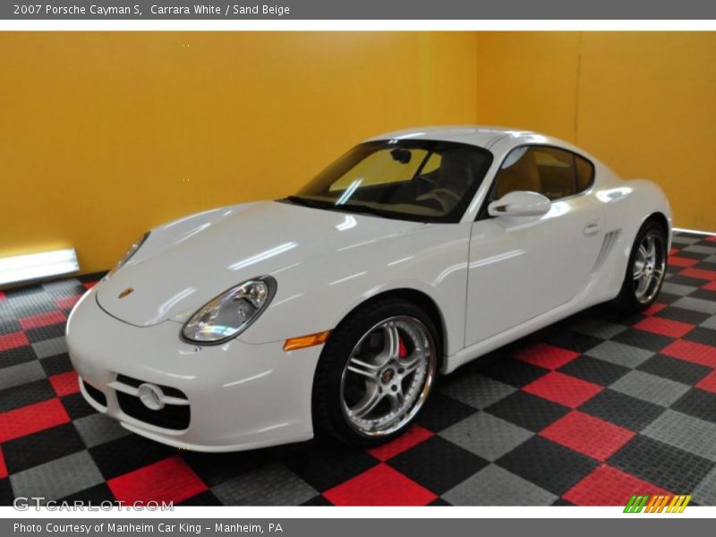 Carrara White / Sand Beige 2007 Porsche Cayman S
