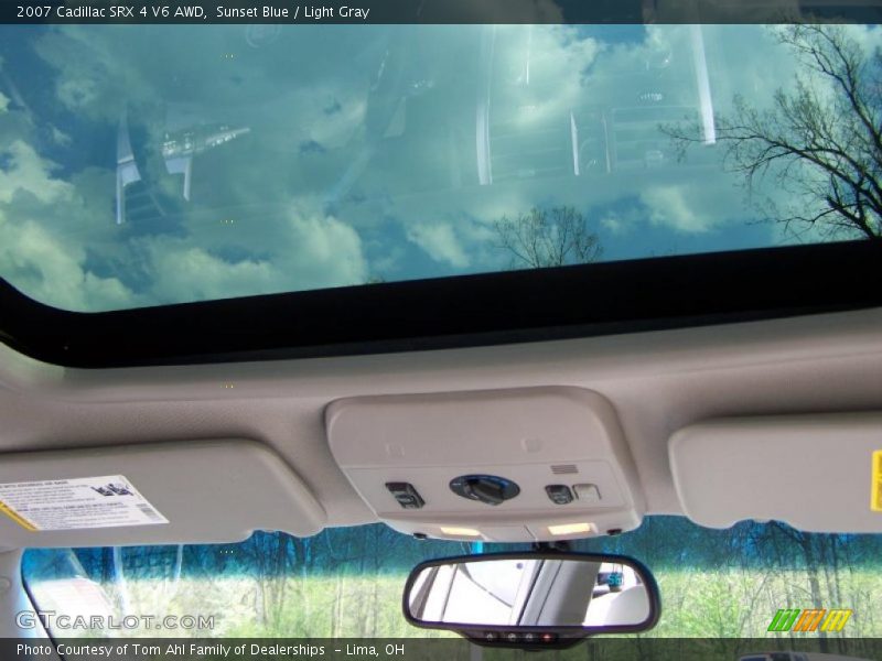 Sunset Blue / Light Gray 2007 Cadillac SRX 4 V6 AWD