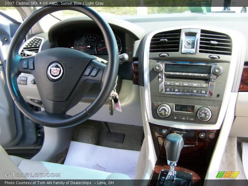 Sunset Blue / Light Gray 2007 Cadillac SRX 4 V6 AWD