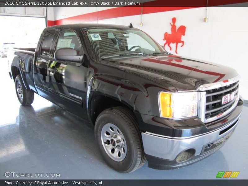Onyx Black / Dark Titanium 2010 GMC Sierra 1500 SL Extended Cab 4x4