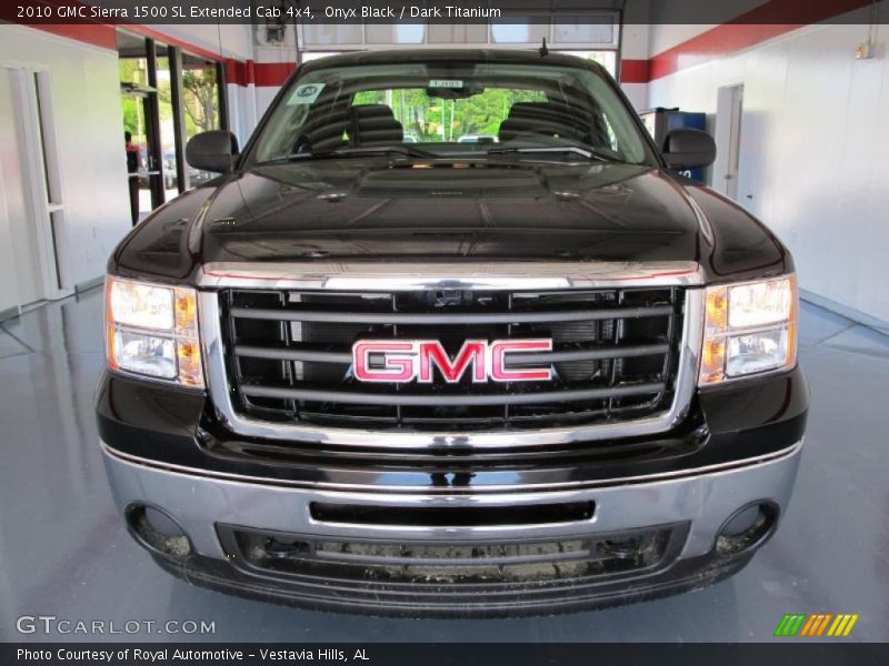 Onyx Black / Dark Titanium 2010 GMC Sierra 1500 SL Extended Cab 4x4