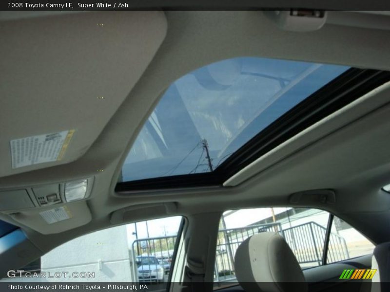 Super White / Ash 2008 Toyota Camry LE