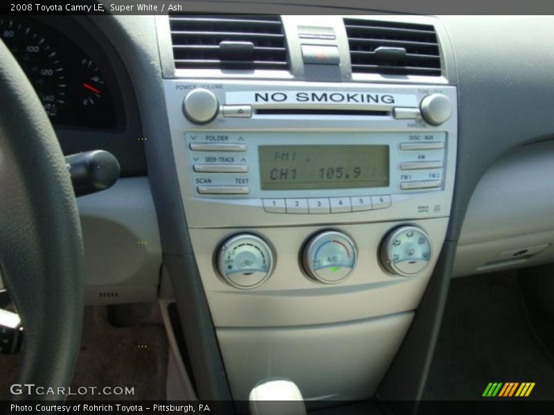 Super White / Ash 2008 Toyota Camry LE