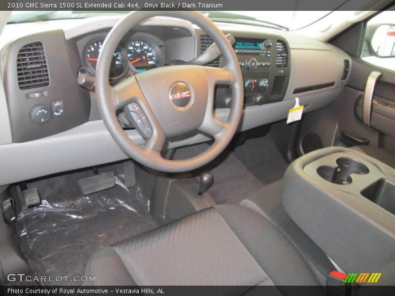 Onyx Black / Dark Titanium 2010 GMC Sierra 1500 SL Extended Cab 4x4