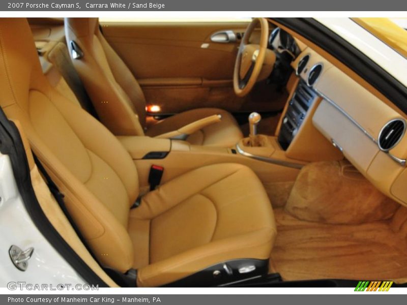 Carrara White / Sand Beige 2007 Porsche Cayman S