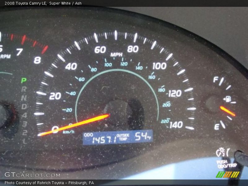 Super White / Ash 2008 Toyota Camry LE