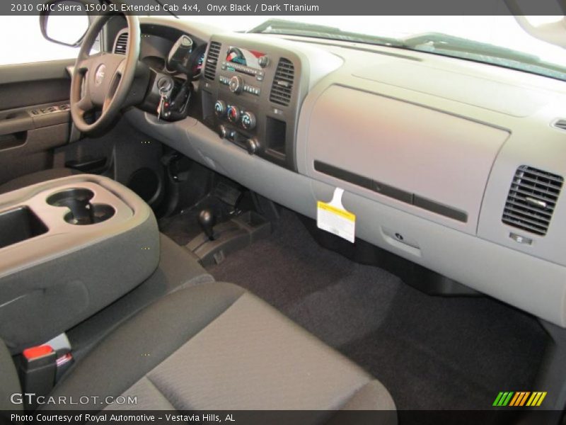 Onyx Black / Dark Titanium 2010 GMC Sierra 1500 SL Extended Cab 4x4