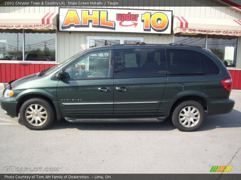 Shale Green Metallic / Taupe 2001 Chrysler Town & Country LXi