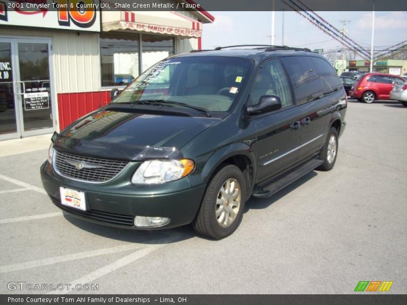 Shale Green Metallic / Taupe 2001 Chrysler Town & Country LXi