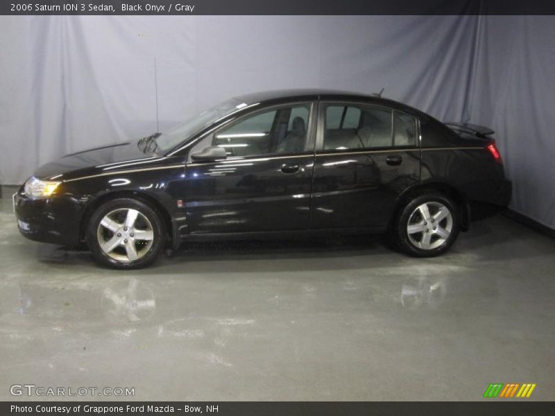 Black Onyx / Gray 2006 Saturn ION 3 Sedan