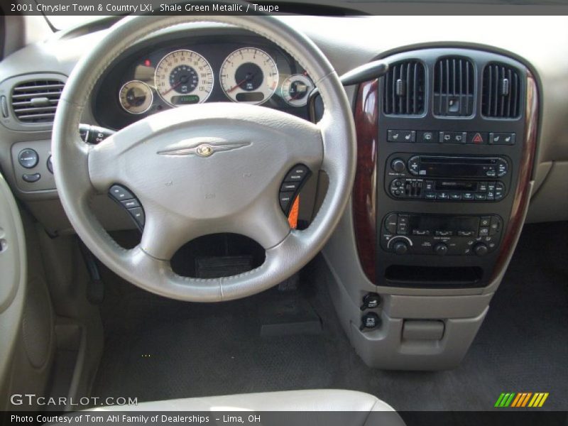 Shale Green Metallic / Taupe 2001 Chrysler Town & Country LXi