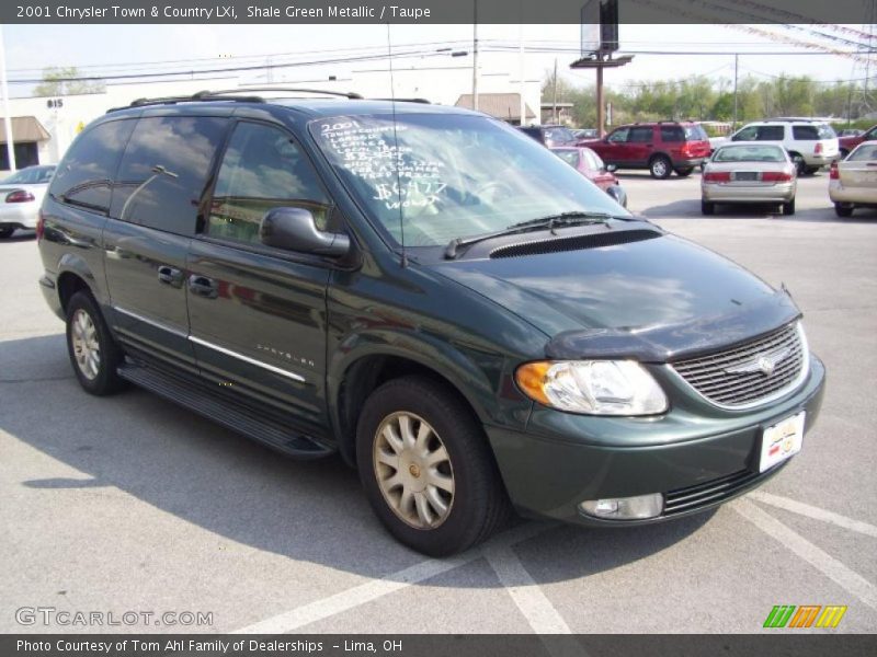 Shale Green Metallic / Taupe 2001 Chrysler Town & Country LXi