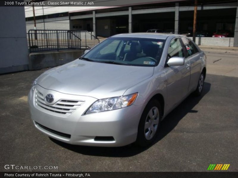 Classic Silver Metallic / Ash 2008 Toyota Camry LE