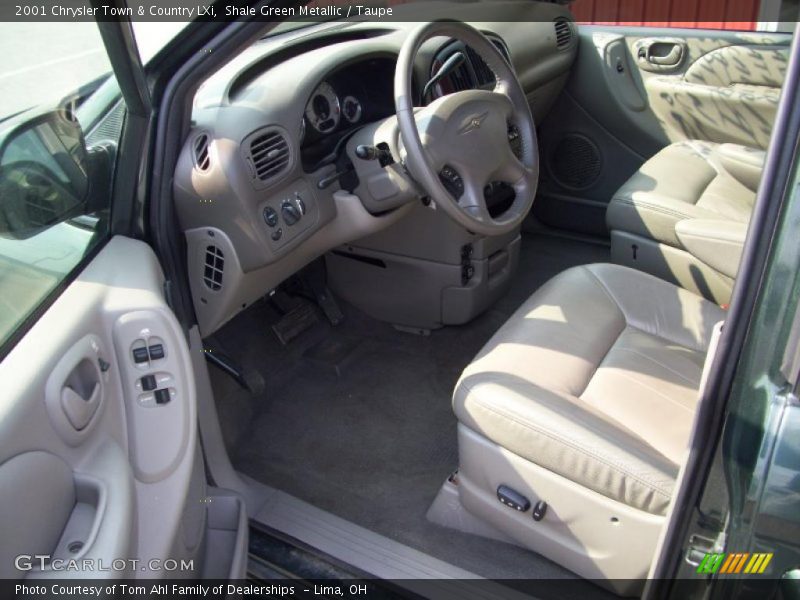 Shale Green Metallic / Taupe 2001 Chrysler Town & Country LXi