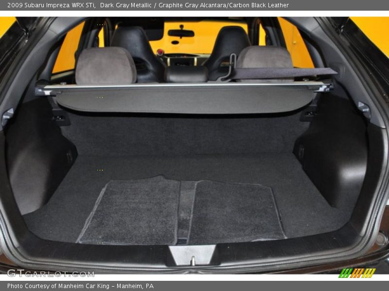 Dark Gray Metallic / Graphite Gray Alcantara/Carbon Black Leather 2009 Subaru Impreza WRX STi
