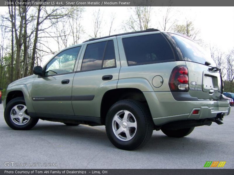 Silver Green Metallic / Medium Pewter 2004 Chevrolet TrailBlazer LS 4x4