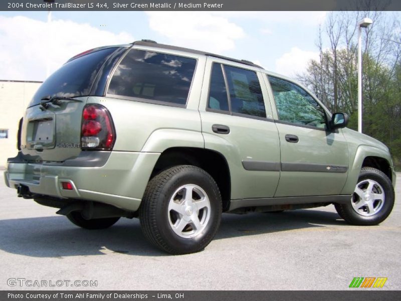 Silver Green Metallic / Medium Pewter 2004 Chevrolet TrailBlazer LS 4x4