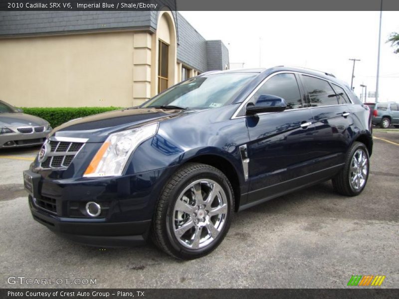 Imperial Blue / Shale/Ebony 2010 Cadillac SRX V6