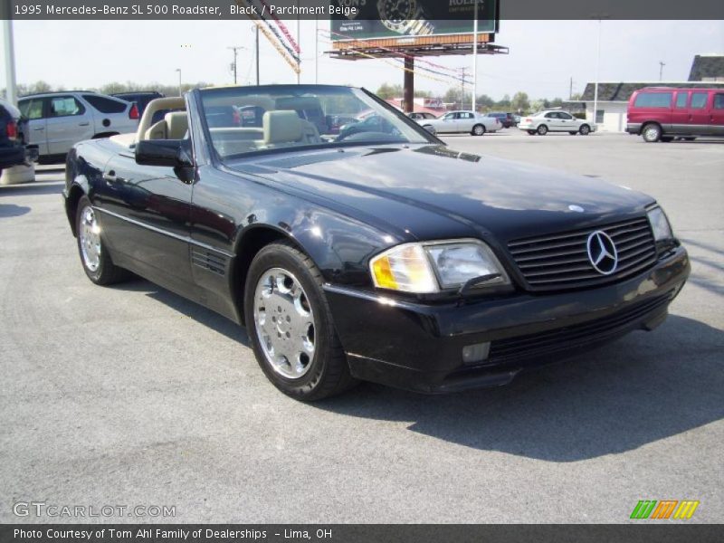 Black / Parchment Beige 1995 Mercedes-Benz SL 500 Roadster