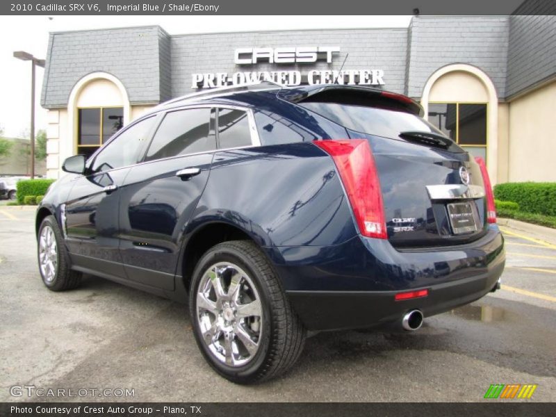 Imperial Blue / Shale/Ebony 2010 Cadillac SRX V6