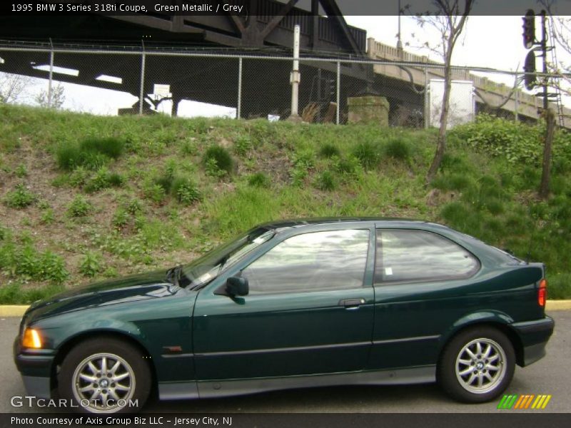 Green Metallic / Grey 1995 BMW 3 Series 318ti Coupe