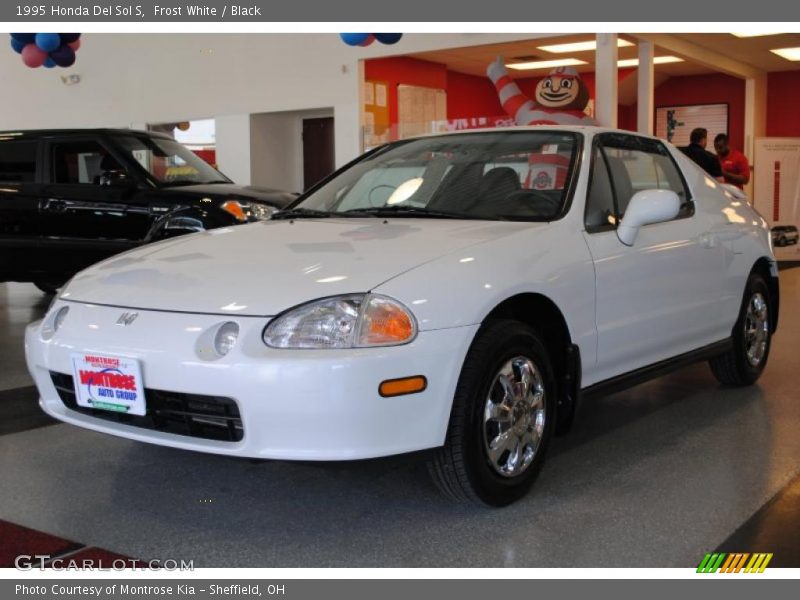Frost White / Black 1995 Honda Del Sol S