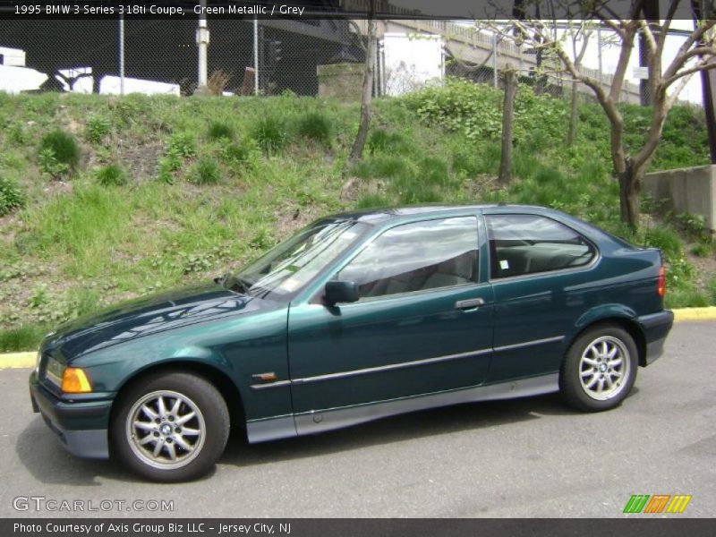 Green Metallic / Grey 1995 BMW 3 Series 318ti Coupe