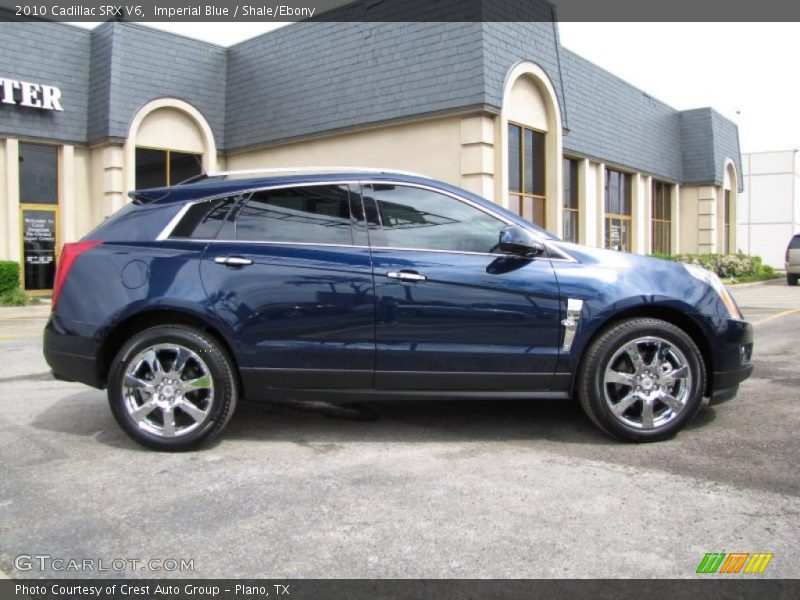 Imperial Blue / Shale/Ebony 2010 Cadillac SRX V6