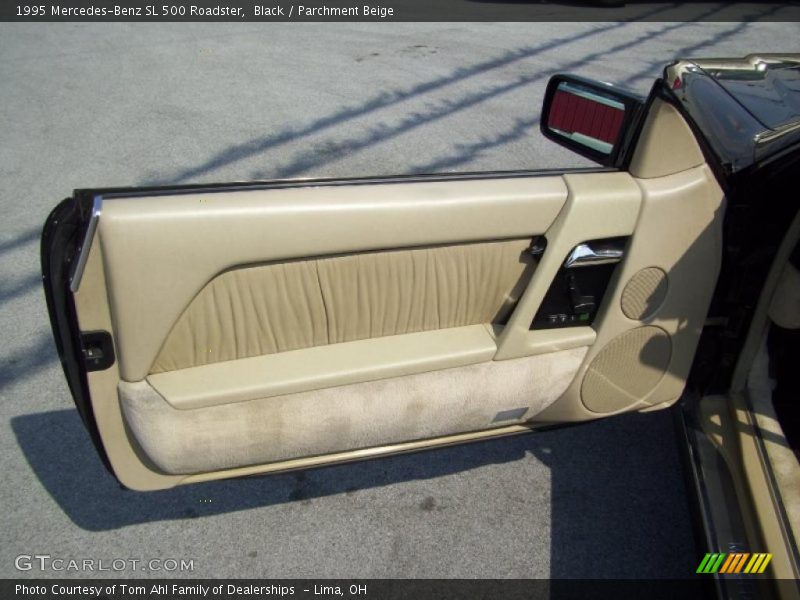 Black / Parchment Beige 1995 Mercedes-Benz SL 500 Roadster