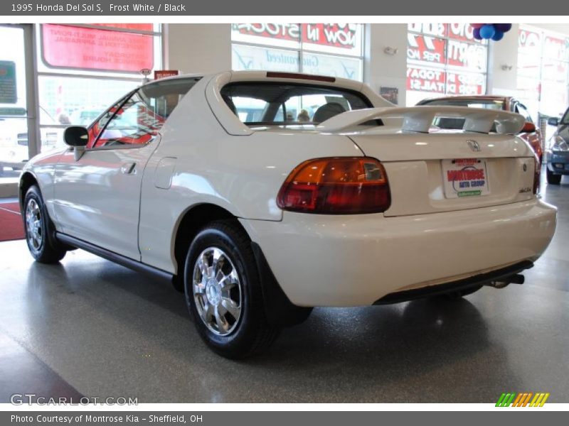 Frost White / Black 1995 Honda Del Sol S