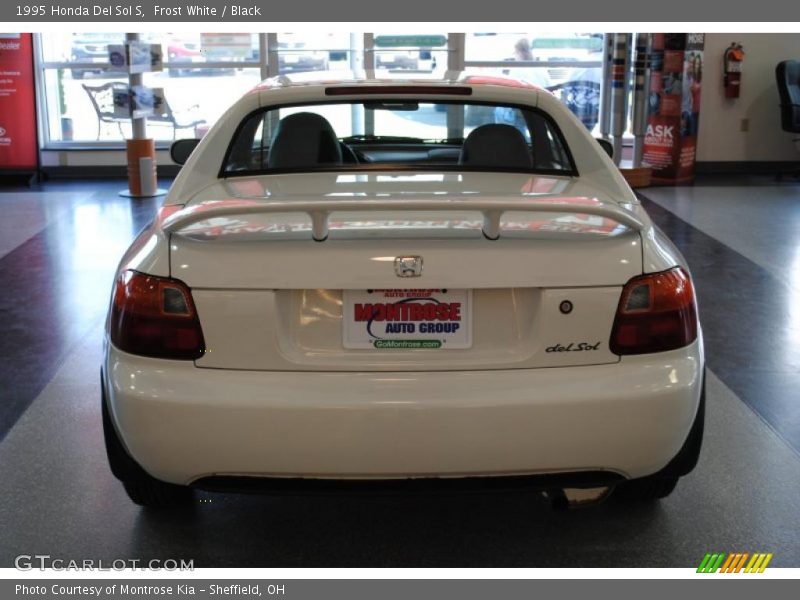 Frost White / Black 1995 Honda Del Sol S