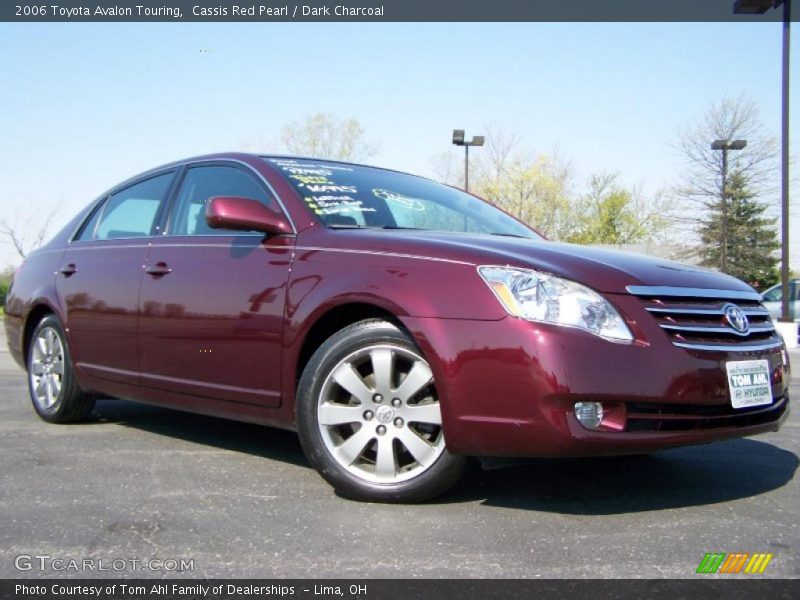 Cassis Red Pearl / Dark Charcoal 2006 Toyota Avalon Touring