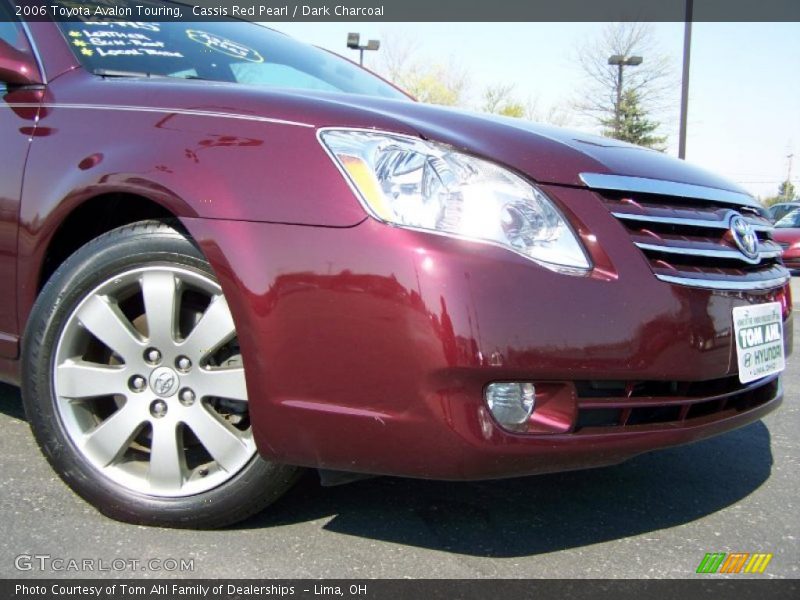 Cassis Red Pearl / Dark Charcoal 2006 Toyota Avalon Touring
