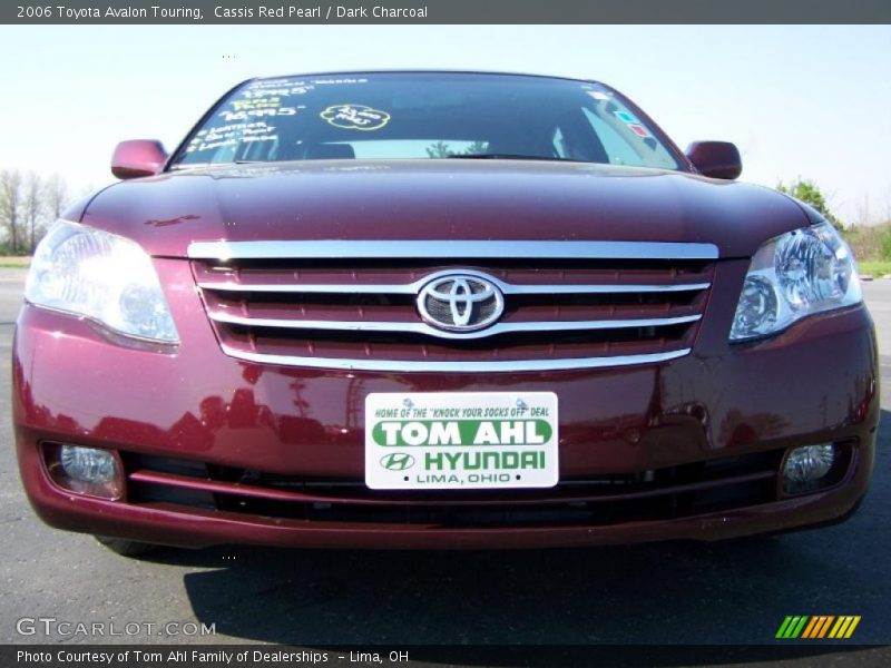 Cassis Red Pearl / Dark Charcoal 2006 Toyota Avalon Touring