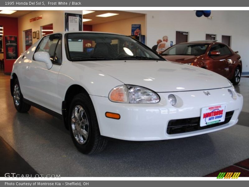 Frost White / Black 1995 Honda Del Sol S