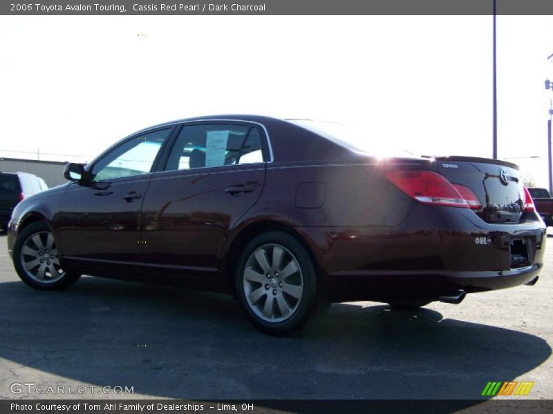 Cassis Red Pearl / Dark Charcoal 2006 Toyota Avalon Touring