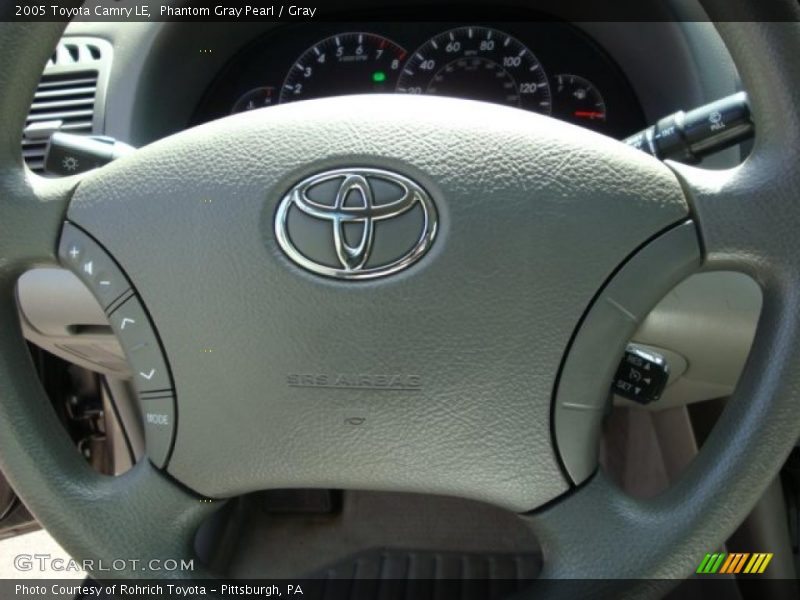 Phantom Gray Pearl / Gray 2005 Toyota Camry LE