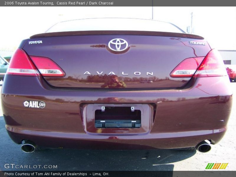 Cassis Red Pearl / Dark Charcoal 2006 Toyota Avalon Touring