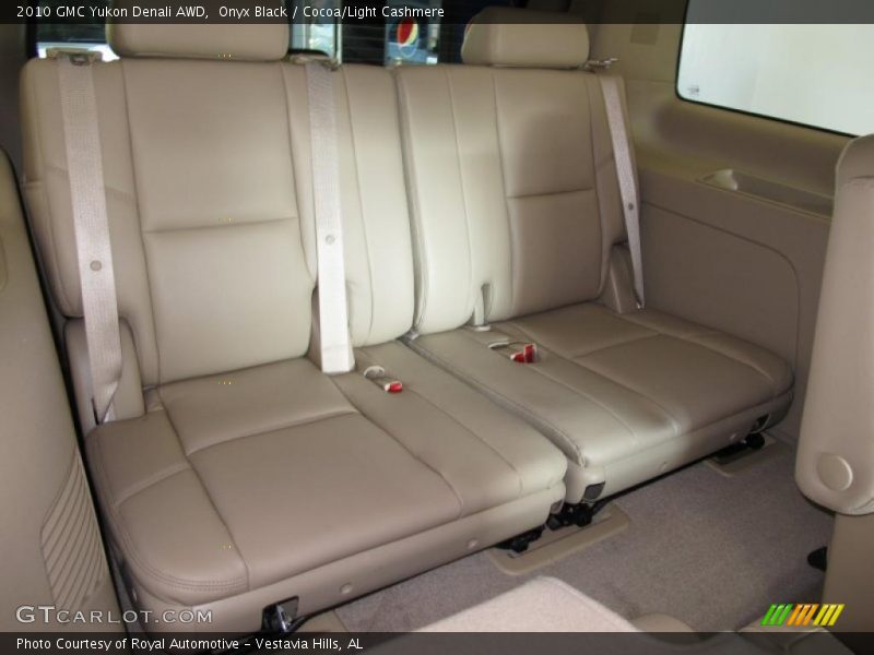Onyx Black / Cocoa/Light Cashmere 2010 GMC Yukon Denali AWD