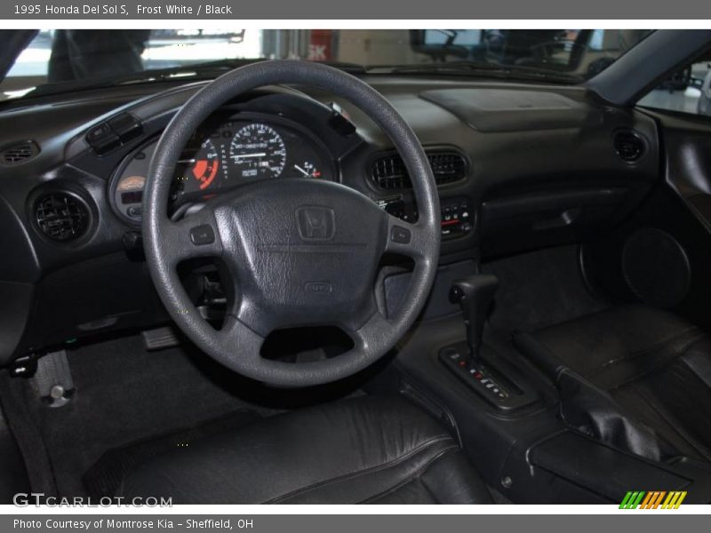 Frost White / Black 1995 Honda Del Sol S