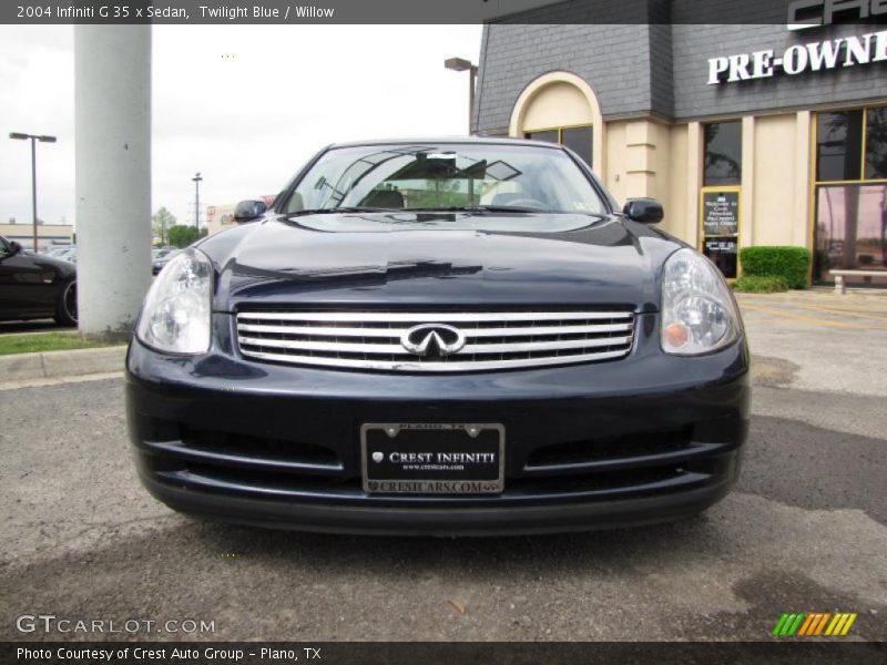 Twilight Blue / Willow 2004 Infiniti G 35 x Sedan