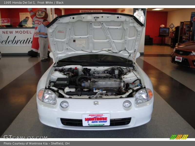 Frost White / Black 1995 Honda Del Sol S