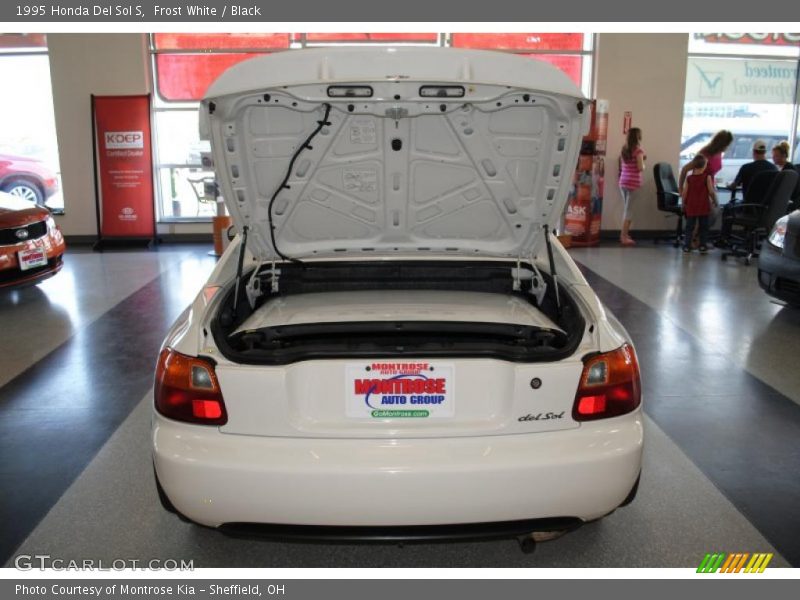 Frost White / Black 1995 Honda Del Sol S