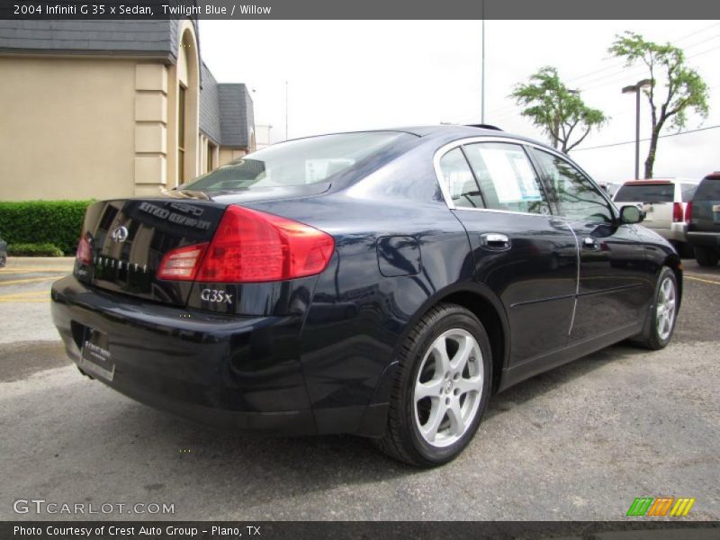 Twilight Blue / Willow 2004 Infiniti G 35 x Sedan