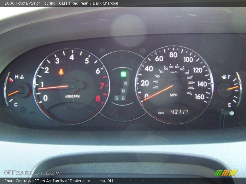 Cassis Red Pearl / Dark Charcoal 2006 Toyota Avalon Touring